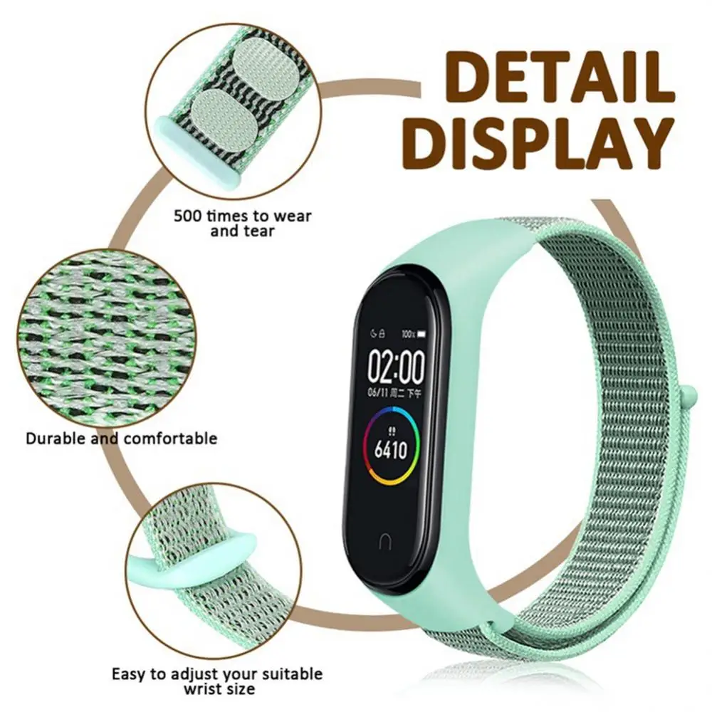 Ремешок нейлоновый для Xiaomi Mi Band 4 5 6 7, спортивный воздухопроницаемый браслет для Miband 4 5 6 7, сменный браслет
Ремешок нейлоновый для Xiaomi Mi Band 4 5 6 7, спортивный воздухопроницаемый браслет для Miband 4 5 6 7, сменный браслет