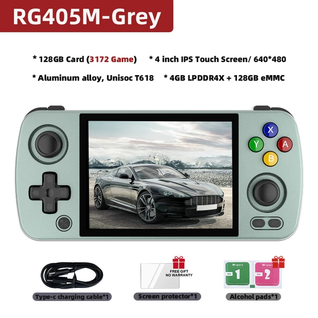 RG405M New ANBERNIC Handheld Game Console 4 Inch IPS Screen Android 12 System Unisoc Tiger T618 Game Player Support OTA Upgrade
RG405M New ANBERNIC Handheld Game Console 4 Inch IPS Screen Android 12 System Unisoc Tiger T618 Game Player Support OTA Upgrade