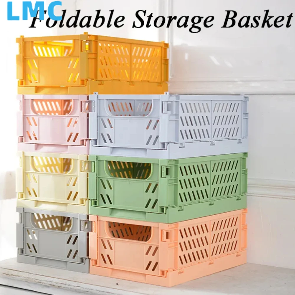 LMC Folding Storage Crate Plastic Baskets for Shelf Storage Organizing Desktop Gift Basket Foldable Storage Basket Hollow Shelf
LMC Folding Storage Crate Plastic Baskets for Shelf Storage Organizing Desktop Gift Basket Foldable Storage Basket Hollow Shelf