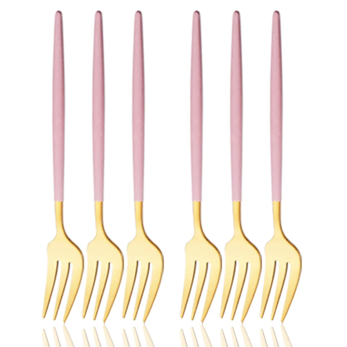 Набор столовых приборов Zoseil, 6 шт., черные золотые вилки из нержавеющей стали
Набор столовых приборов Zoseil, 6 шт., черные золотые вилки из нержавеющей стали