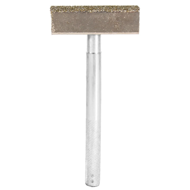 Diamond Grinding Wheel Dresser, a Grinding Wheel with a Flat Diamond-Coated Surface, Used for Dressing Burrs
Diamond Grinding Wheel Dresser, a Grinding Wheel with a Flat Diamond-Coated Surface, Used for Dressing Burrs