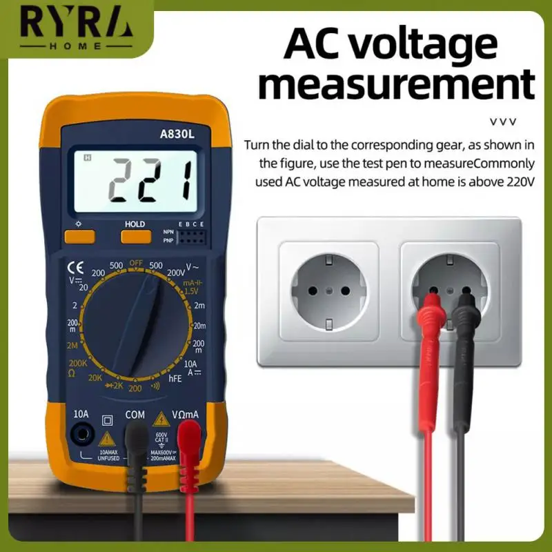 

Diode Freguency Current Tester A830l Multimeter Ac Dc Voltage Ac Dc Current Meter With Buzzer Function Tools And Gadgets