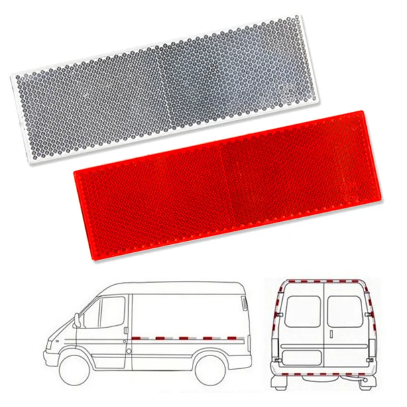 Car Truck Reflective Plate Sticker Safety Mark Warning Tape Night Driving Anti- Collisions Bike Trailer Plastic Reflector Strip
Car Truck Reflective Plate Sticker Safety Mark Warning Tape Night Driving Anti- Collisions Bike Trailer Plastic Reflector Strip