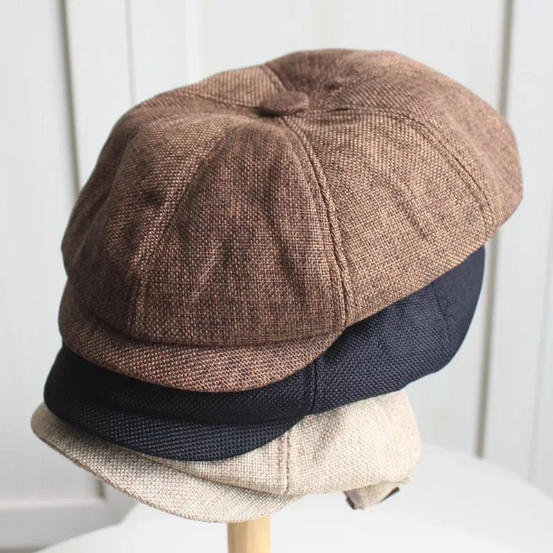 Men's Casual Newsboy Hat Spring and Autumn Retro British Painters Beret Hat Wild Casual Hats Unisex Wild Octagonal Cap
Men's Casual Newsboy Hat Spring and Autumn Retro British Painters Beret Hat Wild Casual Hats Unisex Wild Octagonal Cap