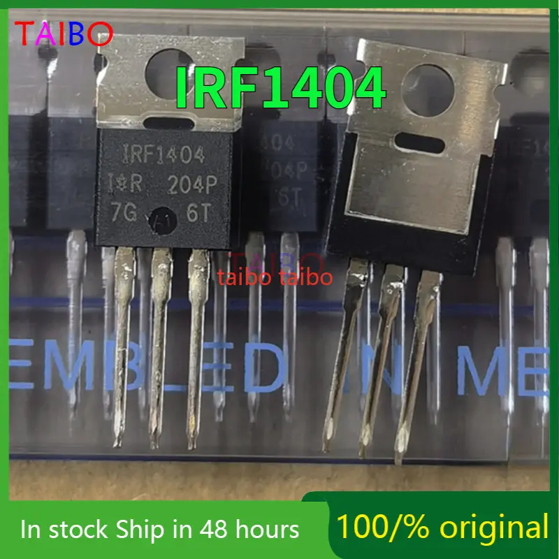 50PCS - 200PCS 100% Real Original New IRF1404 IRF1404PBF TO-220 
50PCS - 200PCS 100% Real Original New IRF1404 IRF1404PBF TO-220