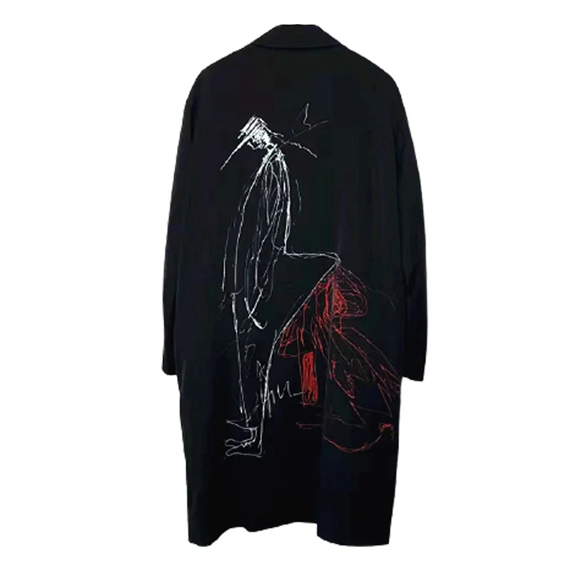 Yamamoto Yohji 23AW Japanese Style Spring Autumn Medium And Long Term Men's Windbreaker Overcoat
Yamamoto Yohji 23AW Japanese Style Spring Autumn Medium And Long Term Men's Windbreaker Overcoat