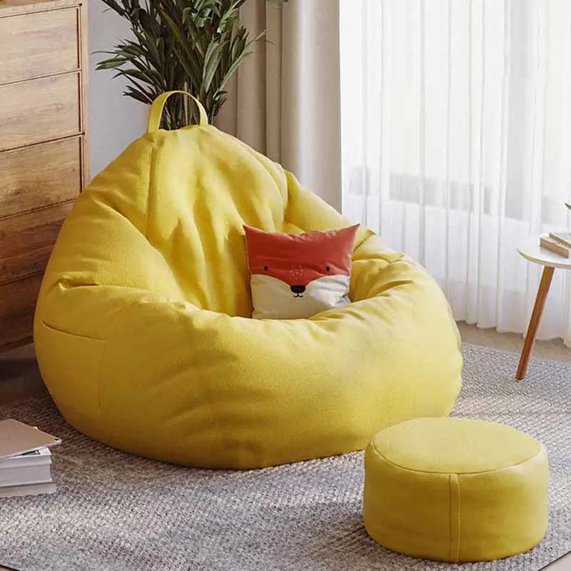 Modern Nordic Lazy Sofa Minimalista Reclinable Ergonomic Yellow Sofa Relaxing Sitting Divani Soggiorno Livingroom Set Furniture
Modern Nordic Lazy Sofa Minimalista Reclinable Ergonomic Yellow Sofa Relaxing Sitting Divani Soggiorno Livingroom Set Furniture