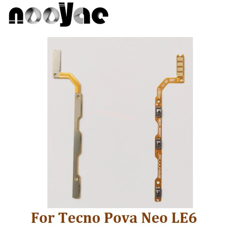

Top For Tecno Pova Neo LE6 Power On Off Volume Up Down Ribbon Power Button Flex Cable