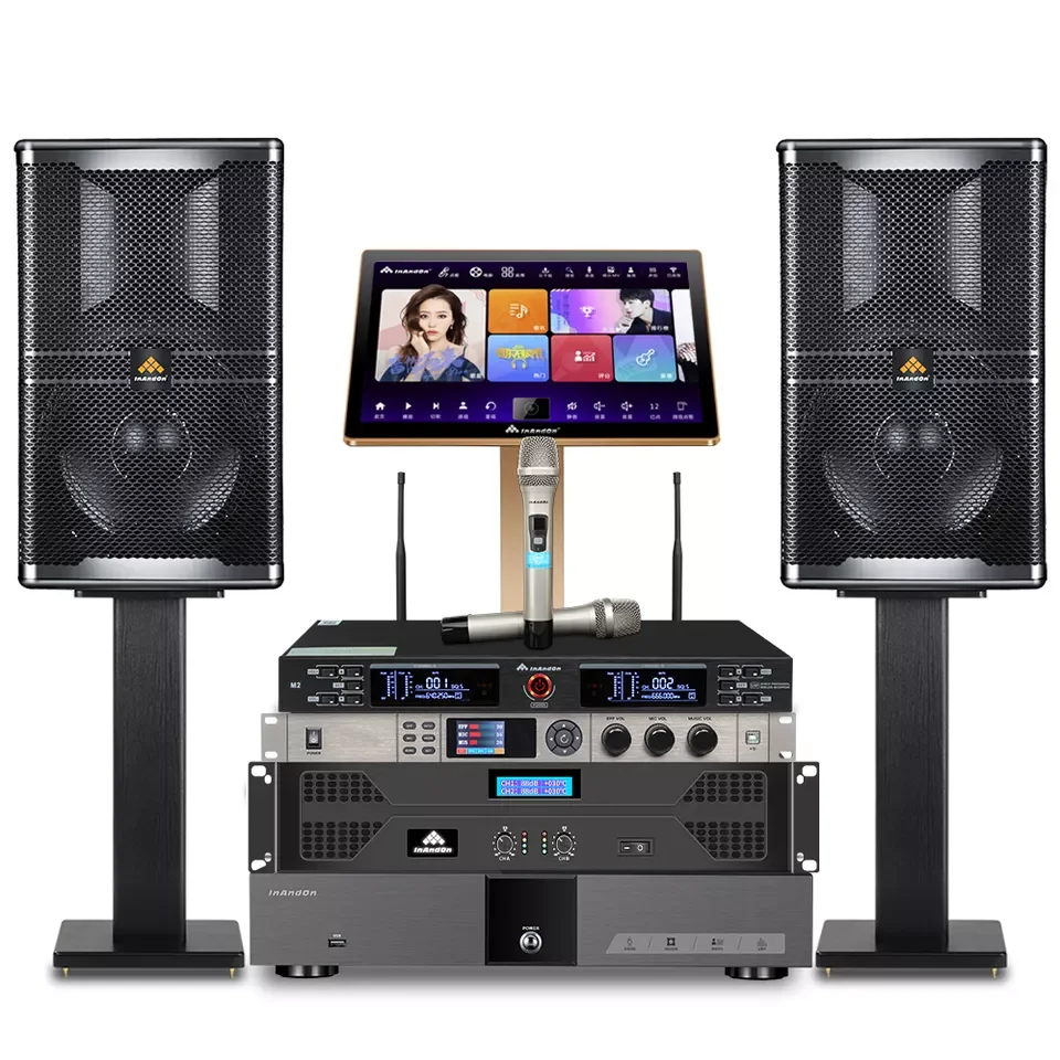 Professional InAndon Multi-function Magic Sing Karaoke System Machine with Speakers 8T 4K Hifi KTV Karaoke Player Set
Professional InAndon Multi-function Magic Sing Karaoke System Machine with Speakers 8T 4K Hifi KTV Karaoke Player Set