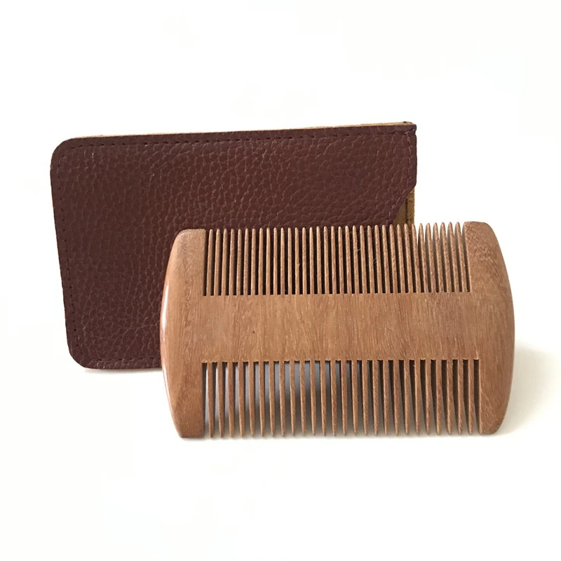 Wooden Beard Comb Natural Sandalwood Beard Comb With Fine & Coarse Teeth - Anti-Static Pocket Comb For Everyday Carry
Wooden Beard Comb Natural Sandalwood Beard Comb With Fine & Coarse Teeth - Anti-Static Pocket Comb For Everyday Carry
