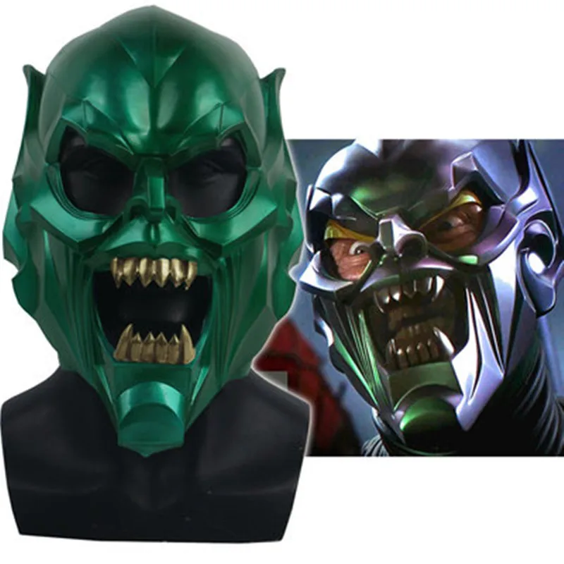 Movie Norman Osborn Green Goblin Cosplay Latex Mask Full Face Unisex Adult Costume Halloween Prop Party
Movie Norman Osborn Green Goblin Cosplay Latex Mask Full Face Unisex Adult Costume Halloween Prop Party