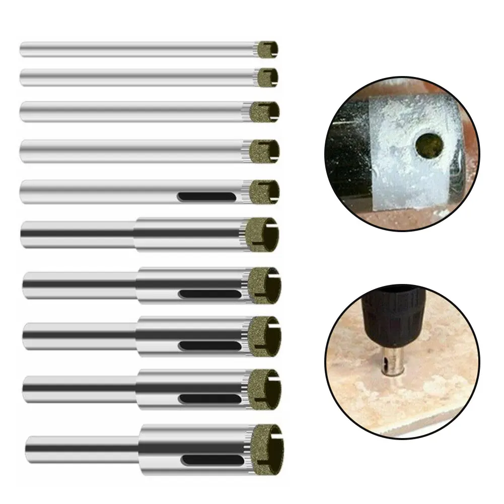 10PCS 2-inch 3-13mm Glass Hole Saw Diamond Coated Hole Saw Drill Bits For Glass Ceramic Tile Marble Power Tool Accessories
10PCS 2-inch 3-13mm Glass Hole Saw Diamond Coated Hole Saw Drill Bits For Glass Ceramic Tile Marble Power Tool Accessories