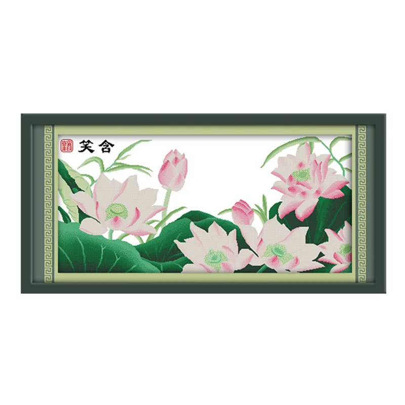 Набор для вышивки крестиком Lotus with smile, набор «сделай сам» для вышивки крестиком, с принтом цветов, 18/14/11 карат
Набор для вышивки крестиком Lotus with smile, набор «сделай сам» для вышивки крестиком, с принтом цветов, 18/14/11 карат