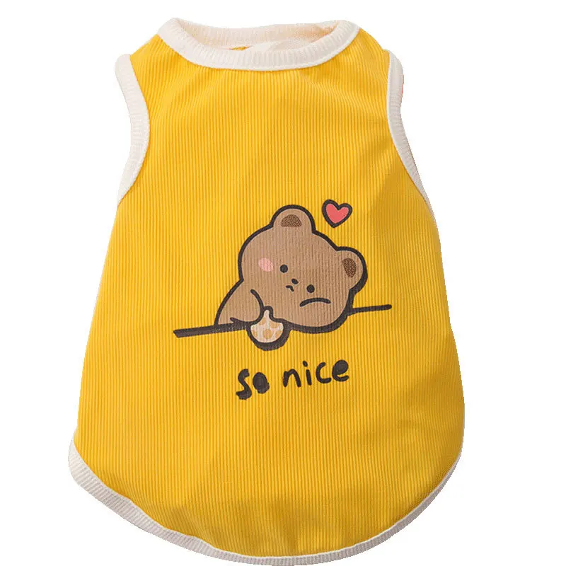 Cute Bear Print Dog Vest Small Medium Dogs Cat Camisole Vests For Chihuahua Teddy Yorkies New Spring Summer Shirt Costume Bichon
Cute Bear Print Dog Vest Small Medium Dogs Cat Camisole Vests For Chihuahua Teddy Yorkies New Spring Summer Shirt Costume Bichon