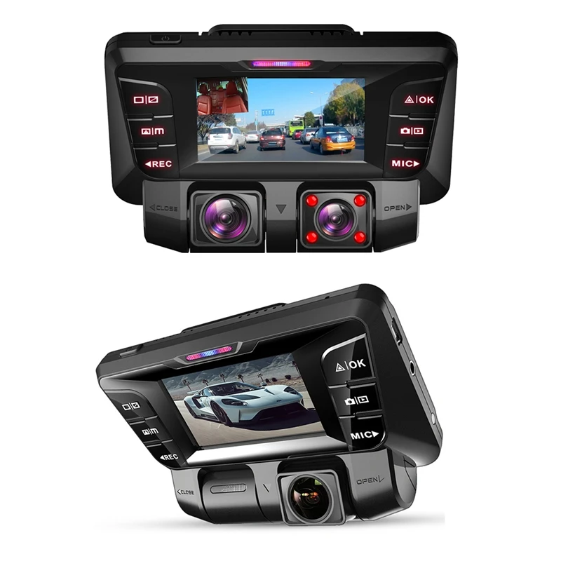 Dual Lens 4K Wifi GPS Logger Car DVR Full HD 1080P + 1080P Night Vision Dual Camera 170 Degree Dash Cam Video Recorder
Dual Lens 4K Wifi GPS Logger Car DVR Full HD 1080P + 1080P Night Vision Dual Camera 170 Degree Dash Cam Video Recorder