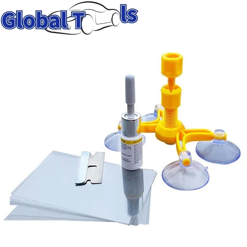 Auto Windscreen Repair Tools DIY Glass Cracks Professional Car Glass Windshield Repair Kit With Chip Crack Repair Fluid
Auto Windscreen Repair Tools DIY Glass Cracks Professional Car Glass Windshield Repair Kit With Chip Crack Repair Fluid