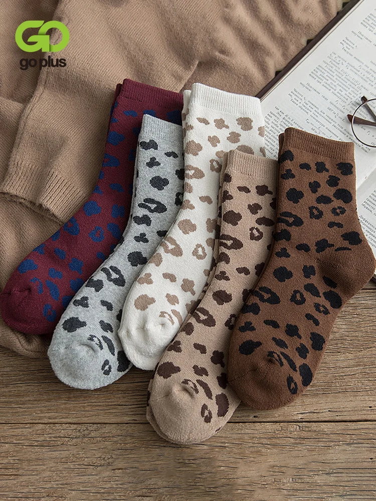 GOPLUS Women's Short Socks Sets Leopard Winter Thicken Socks Harajuku Printed Socks Socquettes Courtes Femmes Sokken Vrouwen
GOPLUS Women's Short Socks Sets Leopard Winter Thicken Socks Harajuku Printed Socks Socquettes Courtes Femmes Sokken Vrouwen