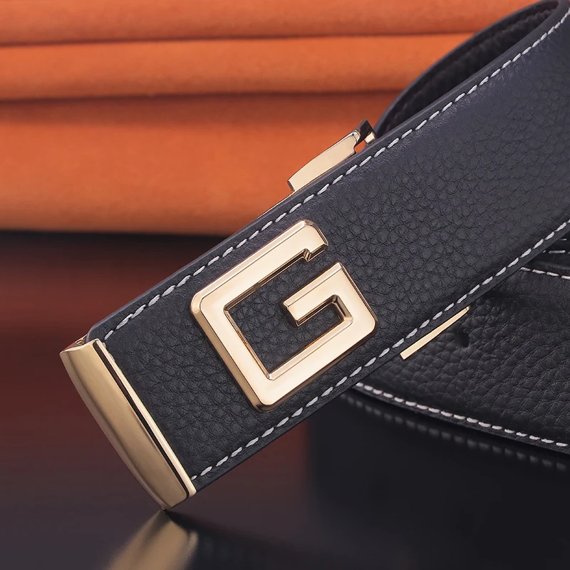 High Quality Black Belt Men 3.8cm Wide Full Grain Leather G Letter Belt Slide Buckle Designer Luxury Designer Ceinture Homme
High Quality Black Belt Men 3.8cm Wide Full Grain Leather G Letter Belt Slide Buckle Designer Luxury Designer Ceinture Homme