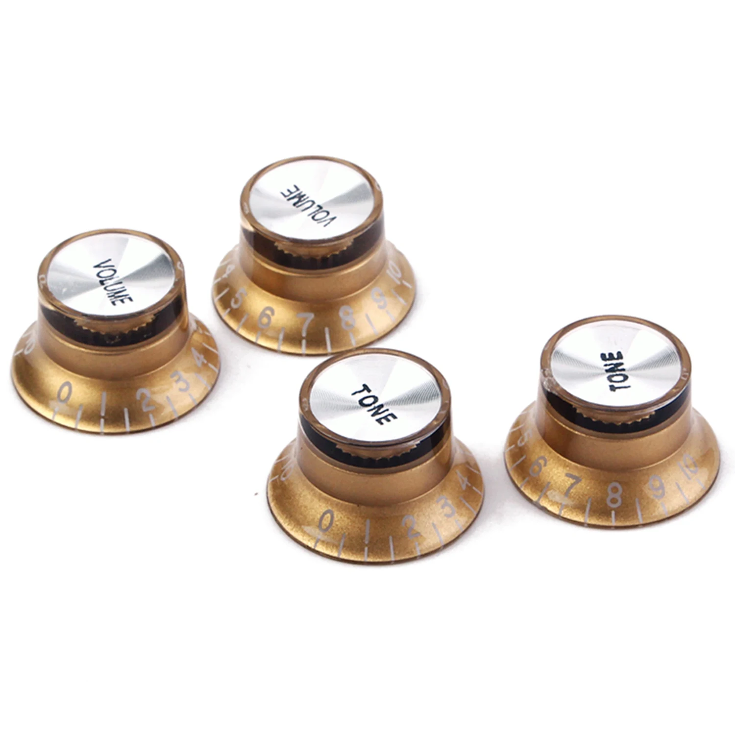4 Pcs Speed Control Knobs 2 Tone 2 Volume for Gibson LP SG Guitar Golden Knobs Guitar
4 Pcs Speed Control Knobs 2 Tone 2 Volume for Gibson LP SG Guitar Golden Knobs Guitar