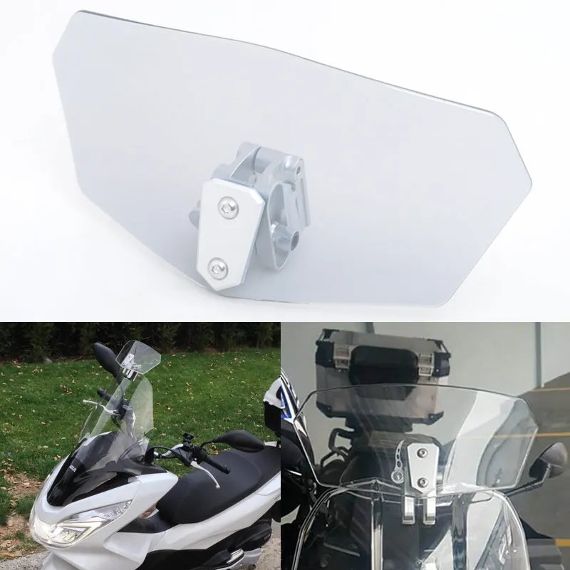 Motorcycle Transparent Adjustable Windshield Extension Clip On Spoiler Deflector For Harley Honda BMW Indian Scooter Motocross
Motorcycle Transparent Adjustable Windshield Extension Clip On Spoiler Deflector For Harley Honda BMW Indian Scooter Motocross