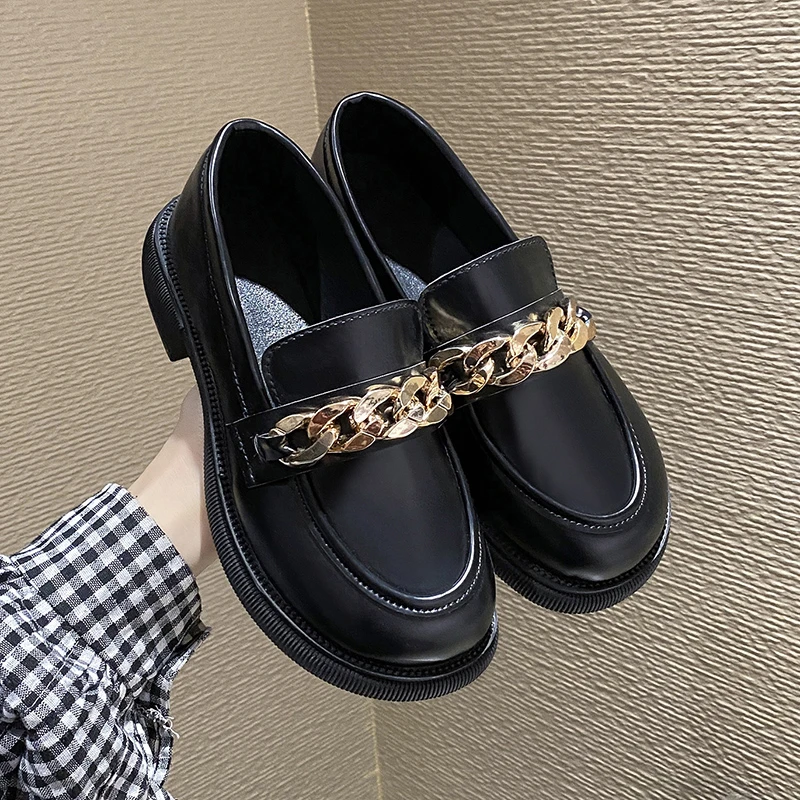 Women's Loafers for 2022 New Casual Ladies Autumn Low Heels Designer Genuine Leather Fashion Oxfords Slip-on Shoes Moccasins
Women's Loafers for 2022 New Casual Ladies Autumn Low Heels Designer Genuine Leather Fashion Oxfords Slip-on Shoes Moccasins
