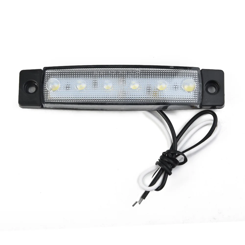 

12V 6 LED Side Marker Light Indicator RV Lamp For Most Buses Trucks Trailers Lorries 2835 SMD LED Super Bright