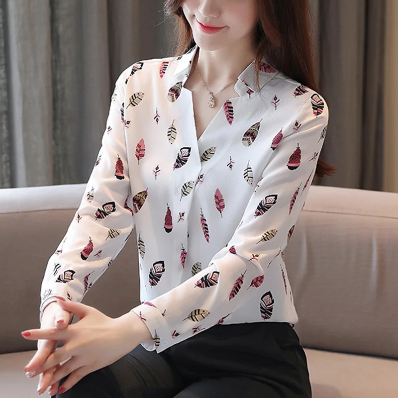 New 2022 Spring Autumn Women's Chiffon Blouse Shirt Fashion Casual Long-Sleeved Print Office Lady Tops Blusas
New 2022 Spring Autumn Women's Chiffon Blouse Shirt Fashion Casual Long-Sleeved Print Office Lady Tops Blusas
