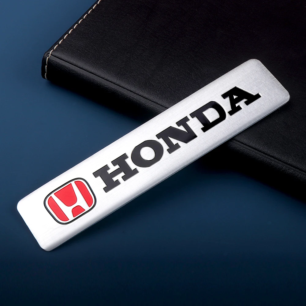 Aluminum Car Styling Auto Body Side Fender Trunk Decoration Stickers For Honda Civic 10th 8th gen 4d Accord 7 Jazz Crv 3 City
Aluminum Car Styling Auto Body Side Fender Trunk Decoration Stickers For Honda Civic 10th 8th gen 4d Accord 7 Jazz Crv 3 City
