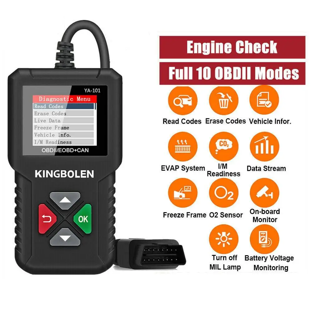 New Automotive Obd Code Reader Obd2 Scanner Car Check Engine Troubleshooting Props Fault Diagnostic Tool
New Automotive Obd Code Reader Obd2 Scanner Car Check Engine Troubleshooting Props Fault Diagnostic Tool