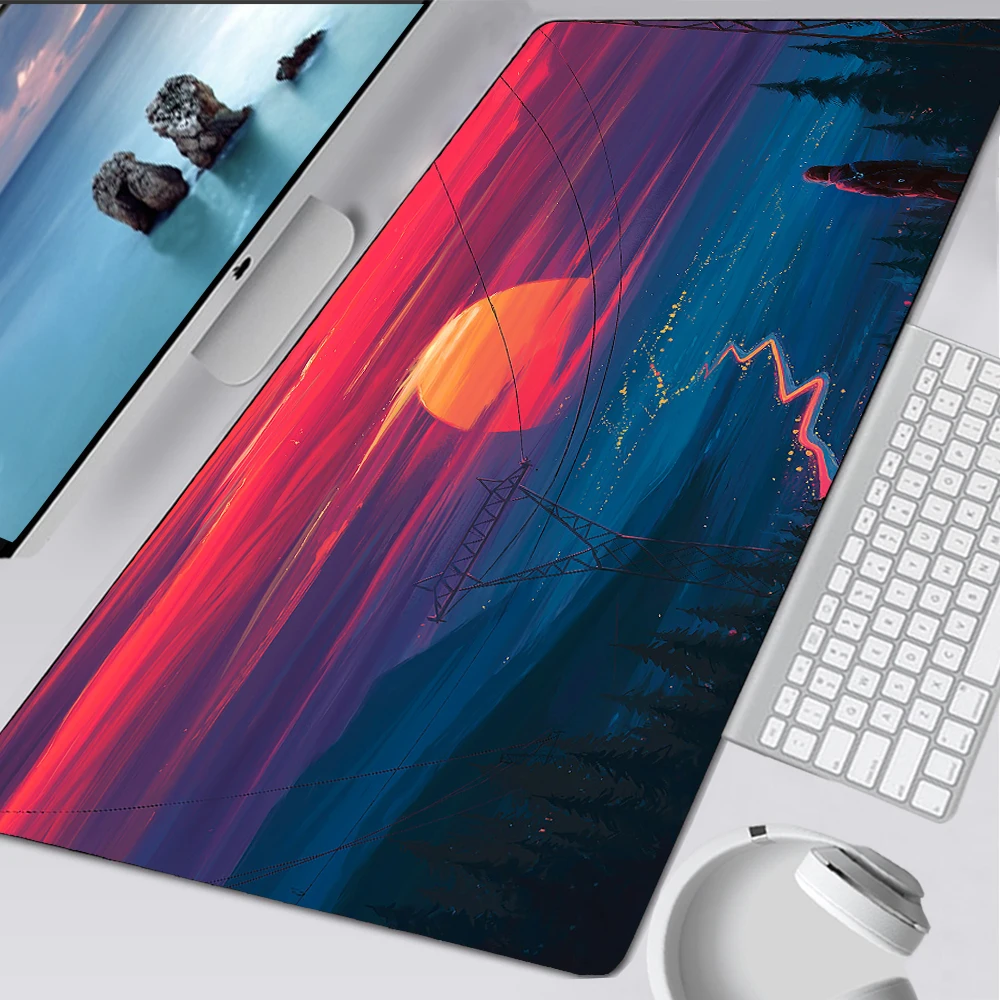 Deskmat Mousepad Landscape Mouse Carpet with Sunrise Pattern Pad on The Table Computer Gaming Accessories Large Desk Mat Anime
Deskmat Mousepad Landscape Mouse Carpet with Sunrise Pattern Pad on The Table Computer Gaming Accessories Large Desk Mat Anime