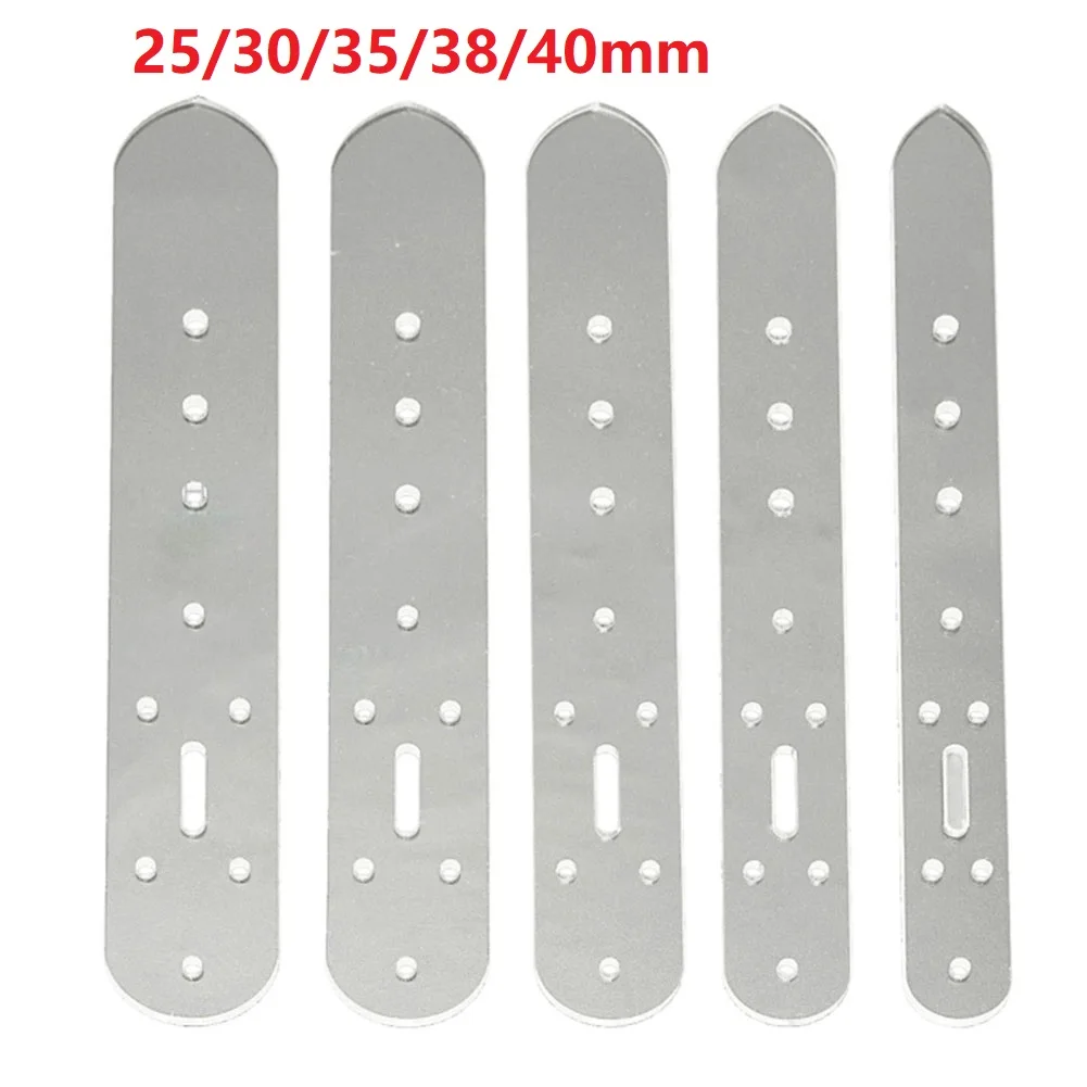 5pcs 275mm Punching Mold Belt Punch Positioning Template 25/30/35/38/40mm Clear Plastic Leather Handcraft DIY Hand Tool
5pcs 275mm Punching Mold Belt Punch Positioning Template 25/30/35/38/40mm Clear Plastic Leather Handcraft DIY Hand Tool