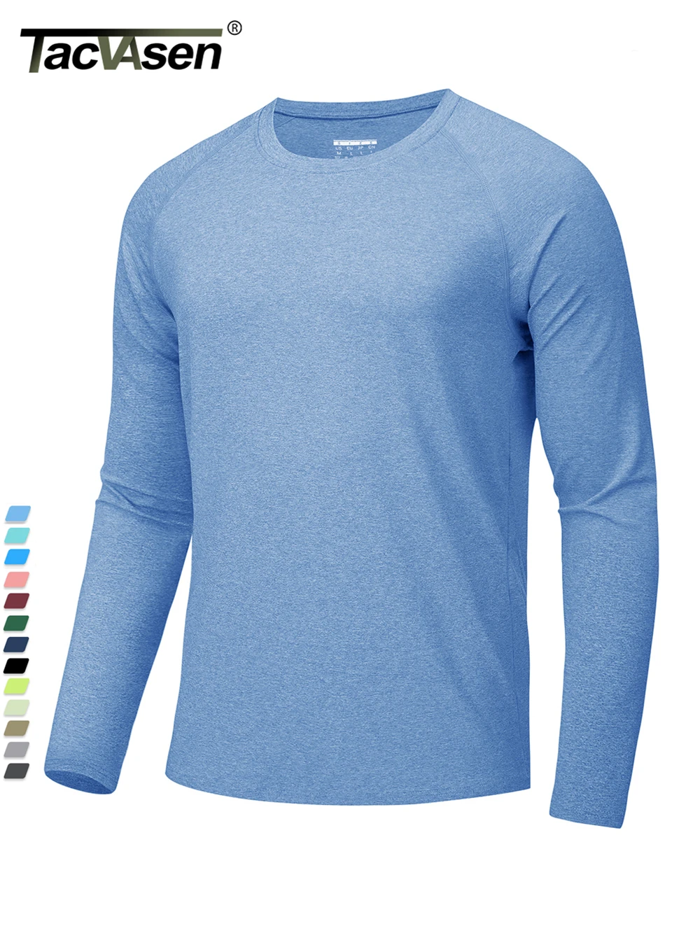 TACVASEN UPF 50+ Crew Neck Sun Protection Shirts Mens Long Sleeve Quick Dry Shirts Fishing Hiking Camping Casual Tees Pullovers
TACVASEN UPF 50+ Crew Neck Sun Protection Shirts Mens Long Sleeve Quick Dry Shirts Fishing Hiking Camping Casual Tees Pullovers