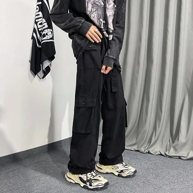 Jeans Men Fashion Retro Pocket Cargo Baggy Jeans Men Japanese Streetwear Hip Hop Loose Straight Denim Pants Mens Trousers S-XL
Jeans Men Fashion Retro Pocket Cargo Baggy Jeans Men Japanese Streetwear Hip Hop Loose Straight Denim Pants Mens Trousers S-XL