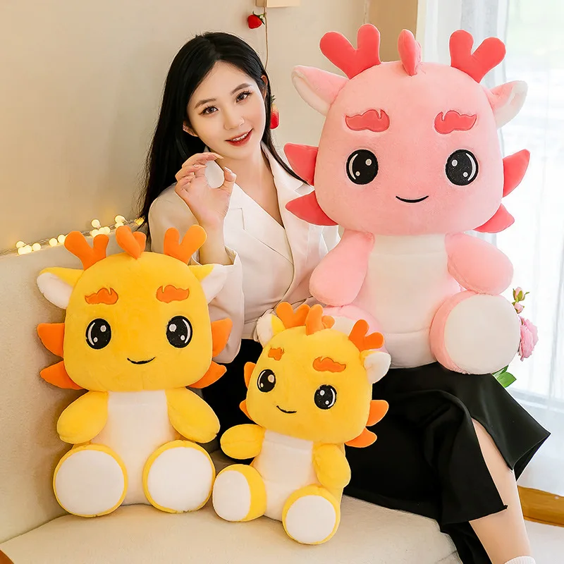 Doll Plush Toy Stupid and Cute Little Dragon Doll Throwing Pillow for Children's Birthday Gift
Doll Plush Toy Stupid and Cute Little Dragon Doll Throwing Pillow for Children's Birthday Gift