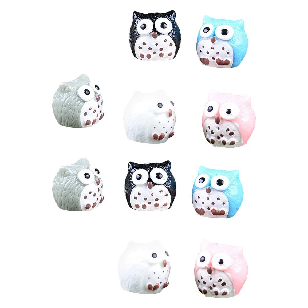 12pcs Mini Owl Micro Landscape Decors Lovely Resin Owl Figurines Owl Adornments for Home
12pcs Mini Owl Micro Landscape Decors Lovely Resin Owl Figurines Owl Adornments for Home