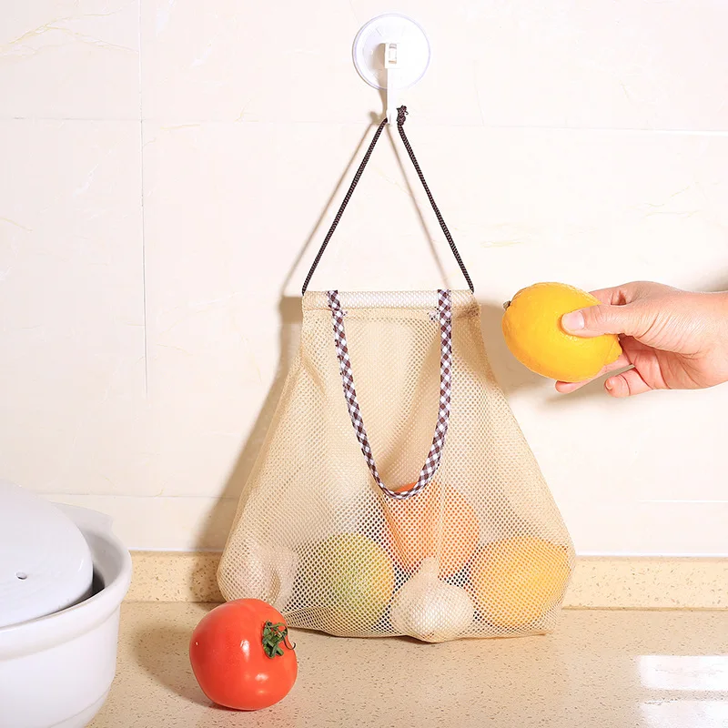 Organizations Pantry Kitchen Storage Accessories Organizer Reusable Mesh Hanging Mobile Bag Vegetable Food Storage Container
Organizations Pantry Kitchen Storage Accessories Organizer Reusable Mesh Hanging Mobile Bag Vegetable Food Storage Container