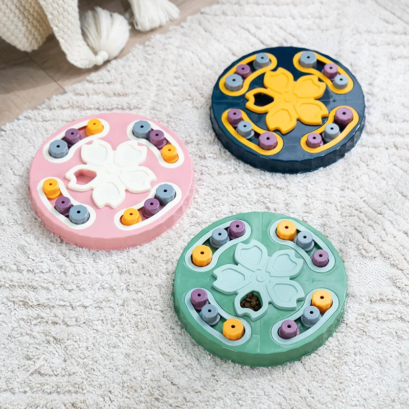 Dog Puzzle Toys Turntable Slow Feeder Educational Toy Bone Interactive Food Bowl Slowly Eating Bowl Pet Cat Dogs Training Game
Dog Puzzle Toys Turntable Slow Feeder Educational Toy Bone Interactive Food Bowl Slowly Eating Bowl Pet Cat Dogs Training Game