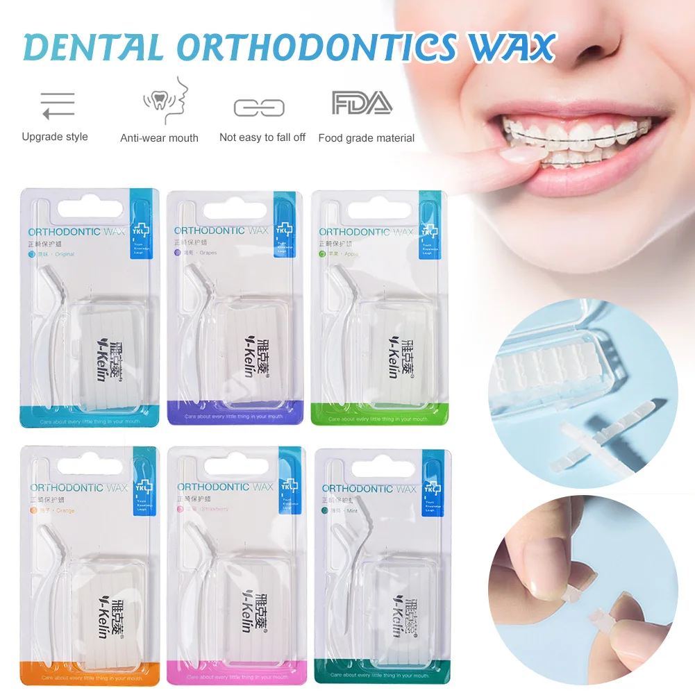 Dental Orthodontics Wax for Brace with Cutter Gum Protection Pain Relief Fruit Flavor Oral Care Hygiene Tooth Sticks Oral Tools
Dental Orthodontics Wax for Brace with Cutter Gum Protection Pain Relief Fruit Flavor Oral Care Hygiene Tooth Sticks Oral Tools