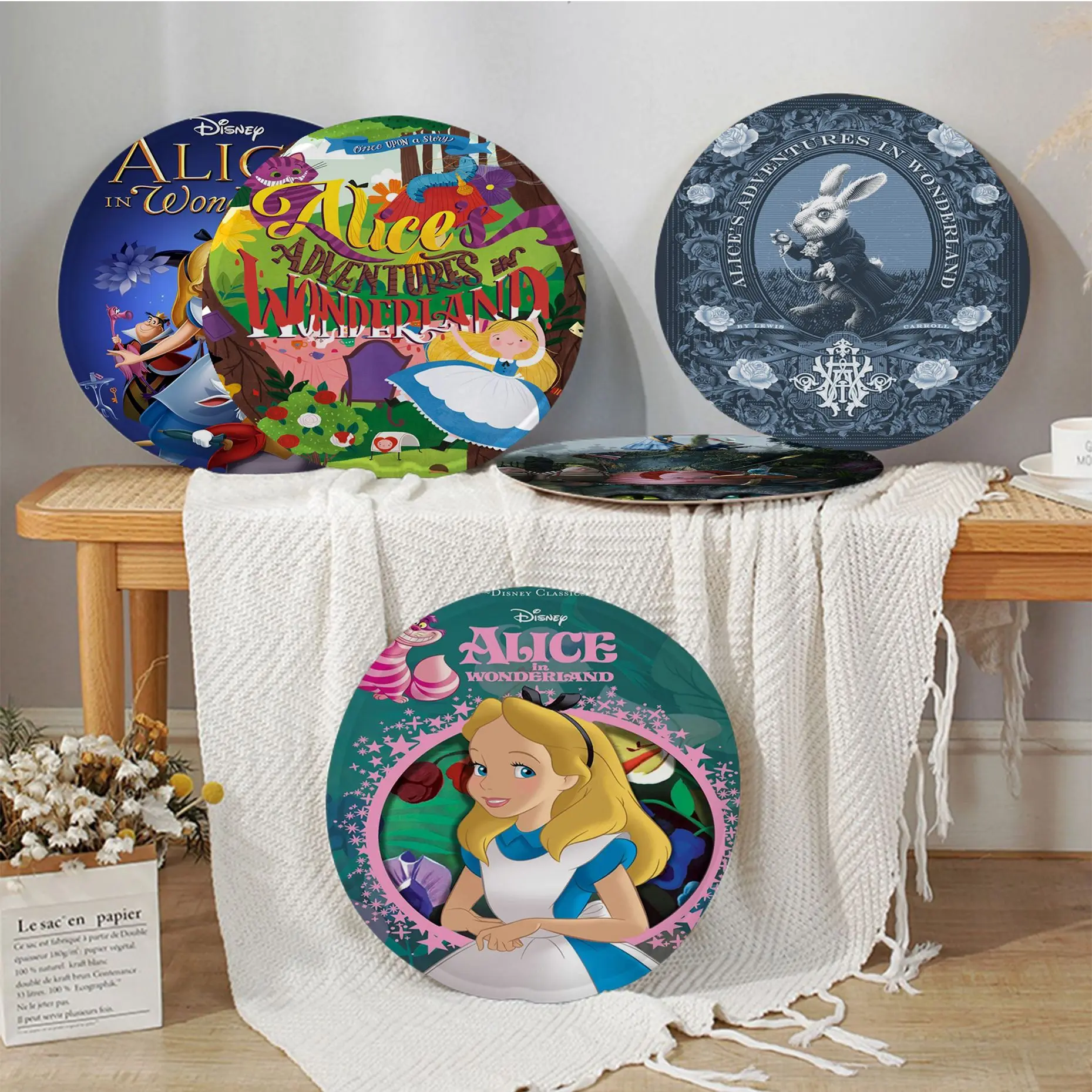 Disney Alice In Wonderland European Plush Cushion Home Back Cushion Soft Comfortable 50x50cm Chair Cushions
Disney Alice In Wonderland European Plush Cushion Home Back Cushion Soft Comfortable 50x50cm Chair Cushions