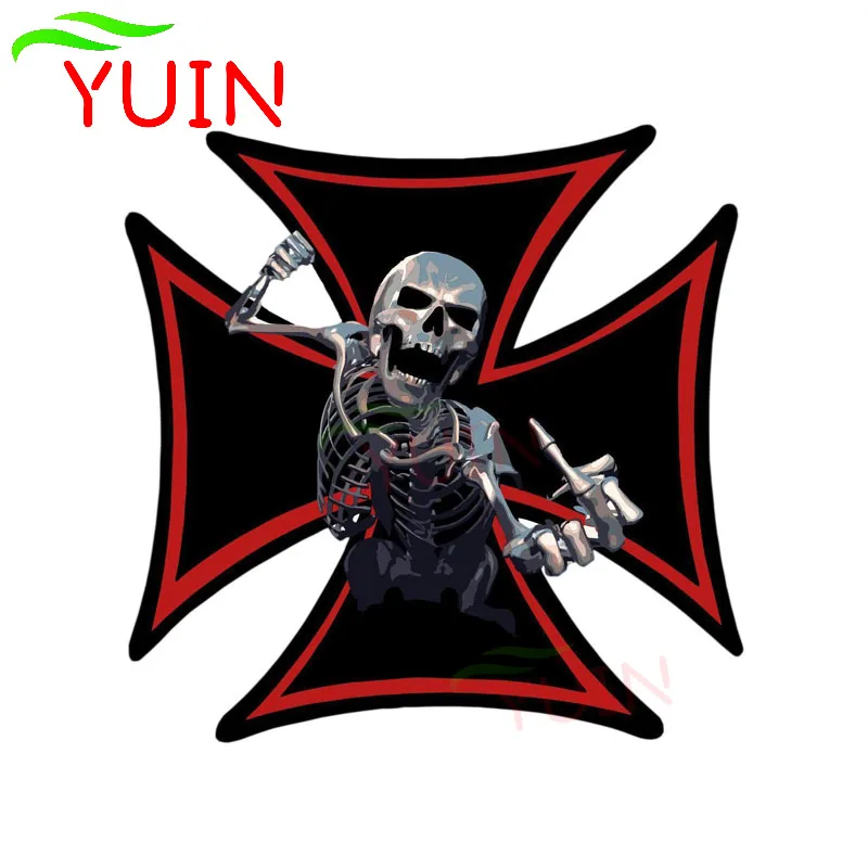 Personality ZOMBIE Cross Skull Biker Death Skeleton Car Sticker Auto Accessories PVC Bumper Decoration Waterproof Decal 15*15cm
Personality ZOMBIE Cross Skull Biker Death Skeleton Car Sticker Auto Accessories PVC Bumper Decoration Waterproof Decal 15*15cm