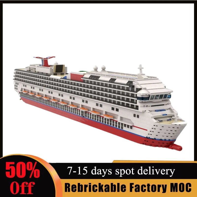 New 4275pcs US Glory Cruise Ship Building Blocks Customized MOC-79684 Bricks Boat Assembly DIY Birthday Children Toys Gifts
New 4275pcs US Glory Cruise Ship Building Blocks Customized MOC-79684 Bricks Boat Assembly DIY Birthday Children Toys Gifts