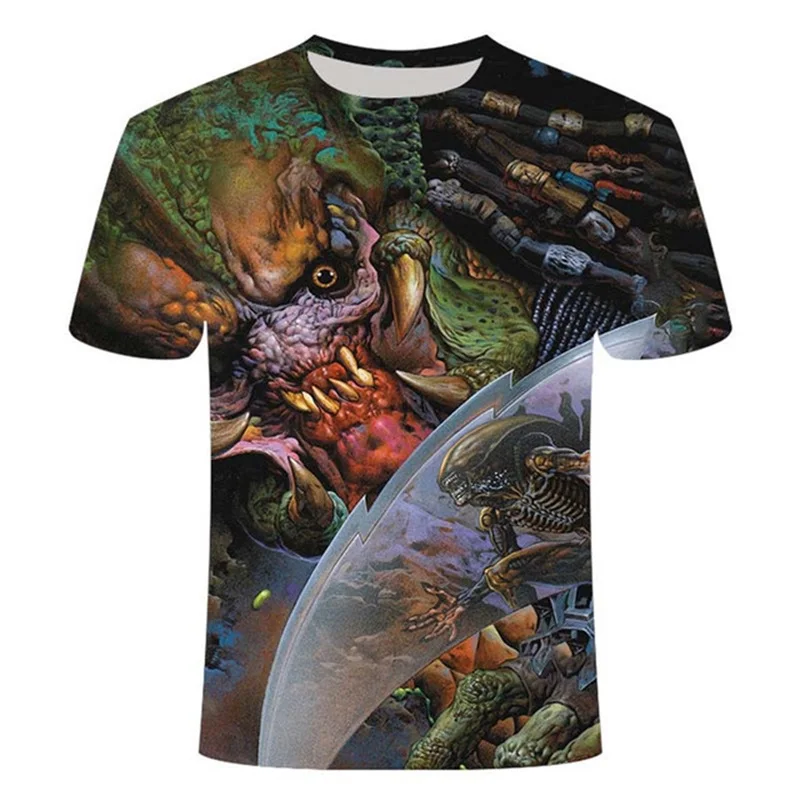 Summer Harajuku casual men's Prometheus T-shirt Predator T-shirt top trend Men's T-shirt heterosexual print 3D T-shirt
Summer Harajuku casual men's Prometheus T-shirt Predator T-shirt top trend Men's T-shirt heterosexual print 3D T-shirt
