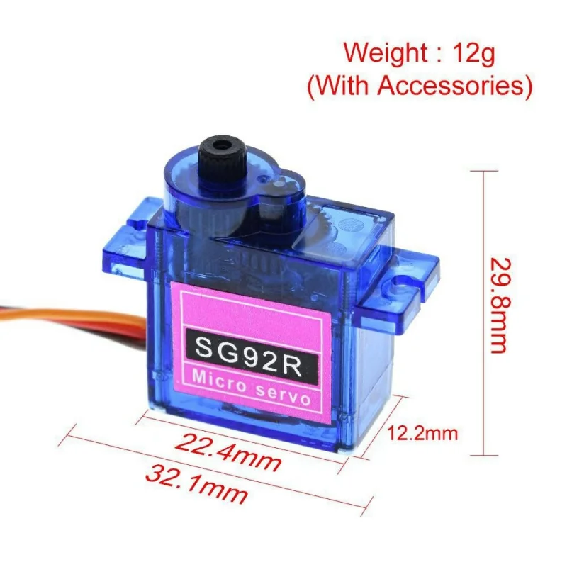 Модель самолета рулевой механизм новый SG92R 9gsmall механизм/SG92R 2 5 кг/4 8 в двигатель
