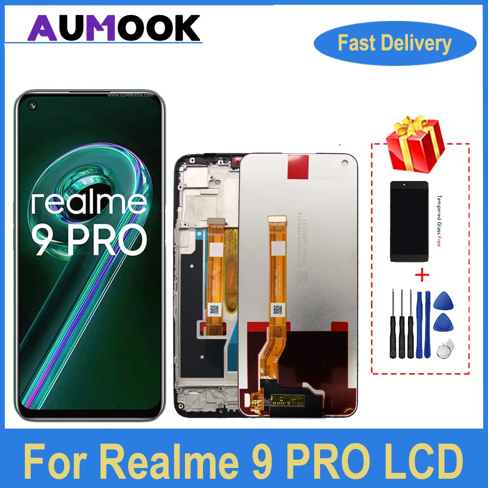 6.6" Original For Realme 9 Pro 9pro RMX3471 RMX3472 LCD Display Touch Screen Digiziter Assembly Repair Parts
6.6" Original For Realme 9 Pro 9pro RMX3471 RMX3472 LCD Display Touch Screen Digiziter Assembly Repair Parts