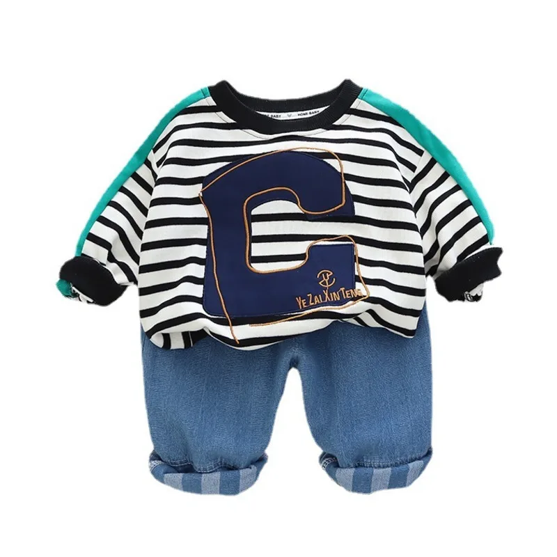 New Spring Autumn Baby Clothes Suit Children Girls Boys Striped T-Shirt Pants 2Pcs/Sets Toddler Casual Costume Kids Tracksuits
New Spring Autumn Baby Clothes Suit Children Girls Boys Striped T-Shirt Pants 2Pcs/Sets Toddler Casual Costume Kids Tracksuits