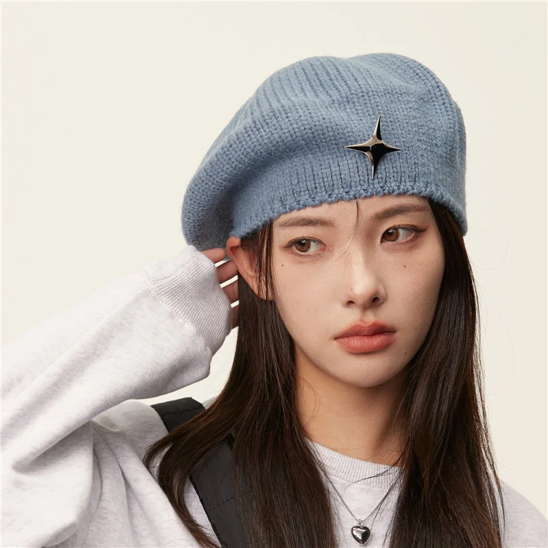 2023 Ins Popular Knitted Beret Hats for Women Autumn and Winter Hat Warm French Fashion Cross Star Painter Caps Boina Hombre
2023 Ins Popular Knitted Beret Hats for Women Autumn and Winter Hat Warm French Fashion Cross Star Painter Caps Boina Hombre