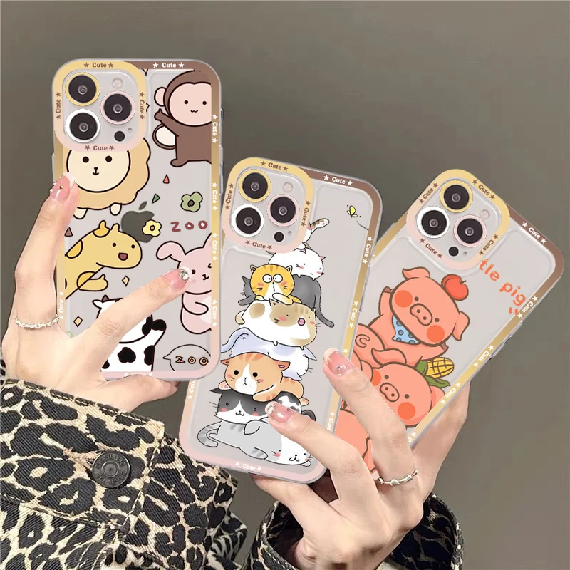 Animal Phone Case For IPhone 14 13 12 11 Pro Max XS X XR SE 2020 6 7 8 Plus Mini Protective Cover
Animal Phone Case For IPhone 14 13 12 11 Pro Max XS X XR SE 2020 6 7 8 Plus Mini Protective Cover