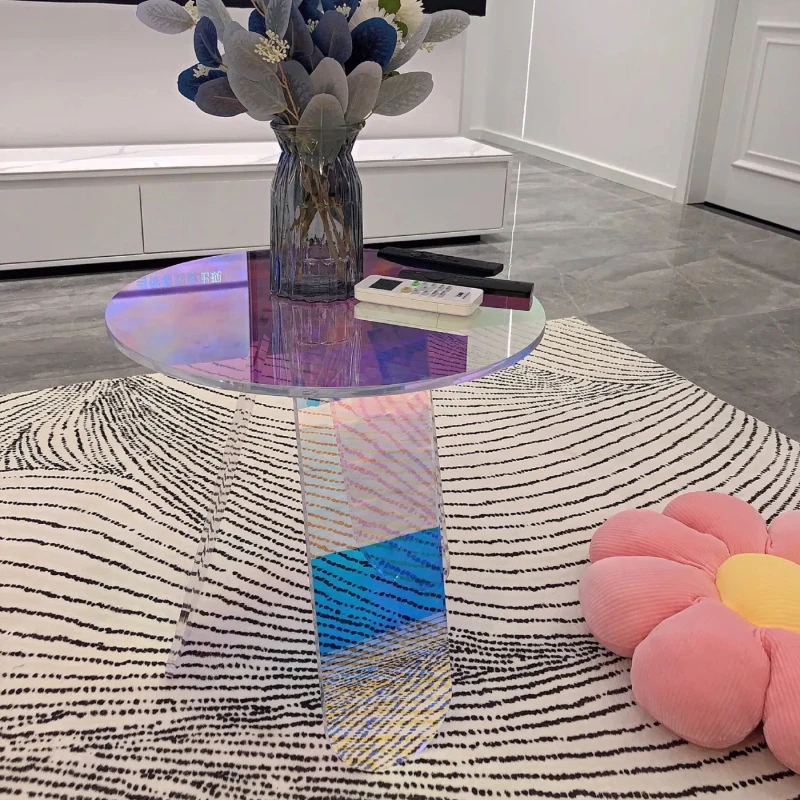 Nordic Acrylic Side Table Display Designer Round Colorful Rainbow Clear Acrylic Iridescent Art Coffee Table Home Furniture
Nordic Acrylic Side Table Display Designer Round Colorful Rainbow Clear Acrylic Iridescent Art Coffee Table Home Furniture