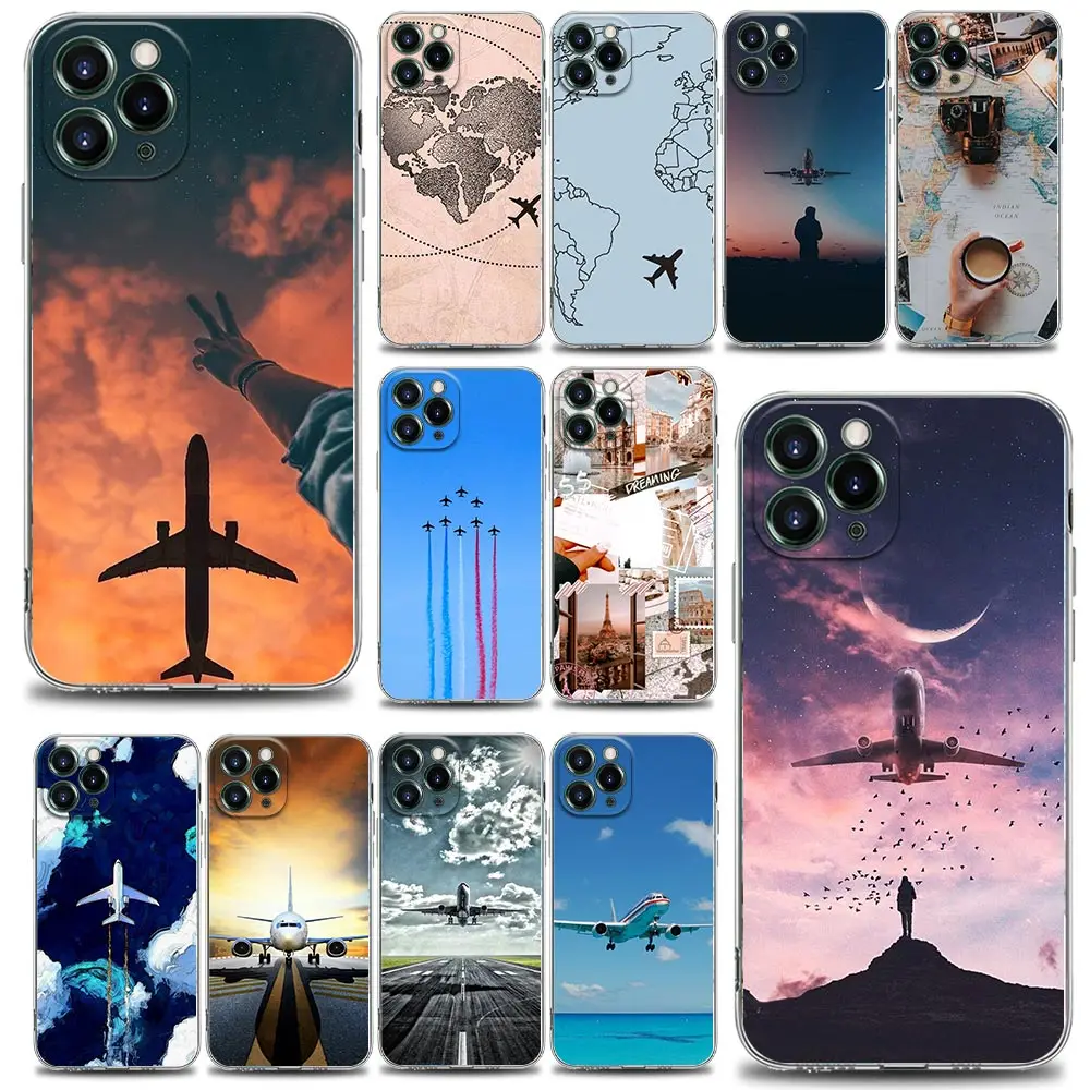 Aircraft Plane Airplane Phone Case for iPhone 13 12 11 SE 2022 X XR XS 8 7 14 Pro Mini Max Plus Soft Silicone Case
Aircraft Plane Airplane Phone Case for iPhone 13 12 11 SE 2022 X XR XS 8 7 14 Pro Mini Max Plus Soft Silicone Case