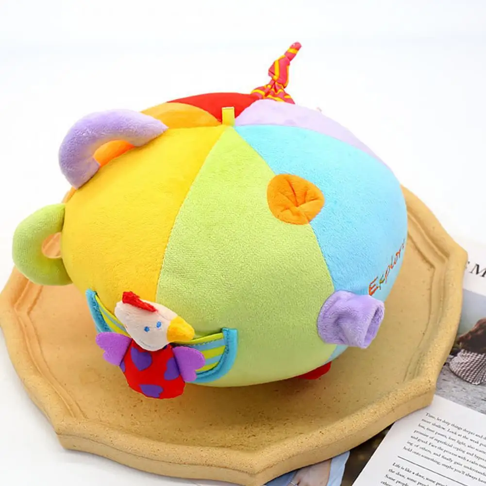 Lovely Hand Bell Toy Eye-catching Tender Baby Rattle Plush Rings Hand Bell Rattle Toy
Lovely Hand Bell Toy Eye-catching Tender Baby Rattle Plush Rings Hand Bell Rattle Toy